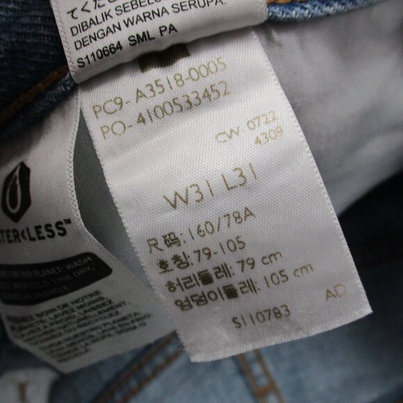 Levis Silvertab Jeans 'Womens 34 Blue Denim '94 Baggy Distressed 34x30 - Picture 9 of 16